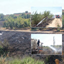 Antalya'da tarım arazisine sıçrayan yangın söndürüldü