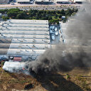 Yat üretim fabrikasında yangın: Ekipler seferber oldu