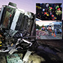 Bolu Dağı'nda zincirleme kaza: TIR'ın altında kalan otomobilin sürücüsü kurtarıldı