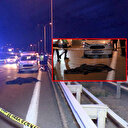 Büyükçekmece TEM'de korkunç kaza: Yolun karşısına geçmeye çalışan yaya otomobilin çarpması sonucu öldü