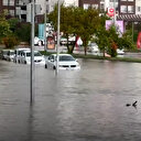 Ankara'da etkili sağanak: Yollar göle döndü