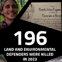 Près de 200 militants écologistes assassinés en 2023