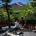 Mont Fuji: baisse de la fréquentation, freinée par les mesures contre le surtourisme