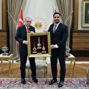 Cumhurbaşkanı Erdoğan şampiyon Taha Akgül'ü kabul etti