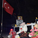 Minik Narin’in mezarına Türk bayrağı dikildi