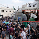 Batı Şeria'da katil sürüsü İsrail tarafından şehit edilen Filistinli son yolculuğuna uğurlandı