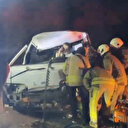 Sarıyer'de İETT otobüsü minibüsle çarpıştı: Minibüs şoförü araçta sıkıştı