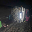 Tarım işçilerini taşıyan minibüs devrildi: Çok sayıda yaralı var