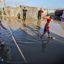 Gaza: plus de 1 500 tentes de déplacés inondées par les pluies