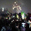 Suriye'de özgür halk yeni yılı sevinçle karşıladı