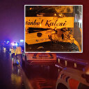 Sarıyer'de yola reflektör koymak isterken yolcu otobüsünün çarptığı sürücü hayatını kaybetti