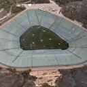 Los Angeles yangınlarında gündem olan boş su rezervuarları görüntülendi