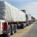 Yardım tırları Gazze için Refah Sınır Kapısı'nda bekliyorlar
