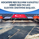 Mogan Enerji Yatırım Holding A.Ş.’nin hibrit GES projesi elektrik üretimine başladı 