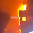 Otel yangınındaki can pazarından yeni görüntüler ortaya çıktı: Bir kişinin alevlerin arasında korku dolu bekleyişi kameraya yansıdı