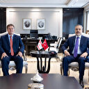 Bakan Fidan KKTC Bayındırlık ve Ulaştırma Bakanı Arıklı ile görüştü