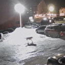 Bolu Kartalkaya'da otel yangının çıkış anı