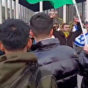 PKK sempatizanları İsrail lehine slogan attı