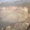 Konya’da 50 metrelik obruğun genişleme anı kamerada