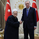 Cumhurbaşkanı Erdoğan Mescid-i Aksa İmamı ile görüştü