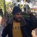 İsrail uçakları Gazzeli adamın "her gün katliam" diye feryat ettiği sırada parkı bombaladı