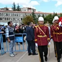 Kazada şehit olan jandarma personeli Kırıkkale'de son yolculuğuna uğurlandı
