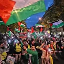 Almanya'dan Gazze'ye gönül köprüsü: Filistin için slogan attılar