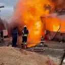 Sinop’ta yanan evdeki tüp bomba gibi patladı