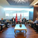 Cumhurbaşkanı Yardımcısı Yılmaz KKTC Cumhurbaşkanı Tatar ile Gazze'de ateşkes ve bölgesel gelişmeleri görüştü