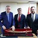 Trabzonspor Başkanı Ertuğrul Doğan Cumhurbaşkanı Recep Tayyip Erdoğan'la bir araya geldi
