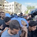 Filistinli gazeteci Salih Caferavi son yolculuğuna uğurlandı