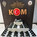 Uşak'ta yolcu otobüsünde 55 ruhsatsız tabanca ele geçirildi