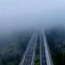 Anadolu Otoyolu’nun Düzce geçişinde yoğun sis etkili oldu