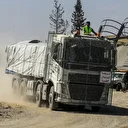 Ateşkes anlaşması kapsamında Gazze’ye yardım tırlarının girişi sürüyor