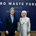 Emine Erdoğan BM Sürdürülebilir Kalkınma Çözümleri Ağı Başkanı Sachs ile bir araya geldi