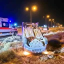 Araç hurdaya döndü: Sürücü kaza sonrası kayıplara karıştı