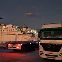 Türkiye'nin 25 insani yardım tırı Gazze için Refah Sınır Kapısı'na hareket etti