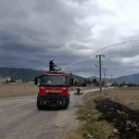 Burdur'da arazi yangını çıktı: Ekipler kısa sürede müdahale etti