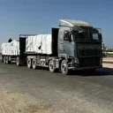 Ateşkes anlaşması kapsamında Gazze Şeridi'ne yardım tırlarının girişi sürüyor