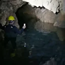 Kuruyan şelalede mağara ve su dolu 6 galeri keşfedildi