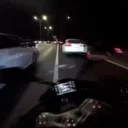 15 Temmuz Şehitler Köprüsü'nde trafiği tehlikeye sokan motosikletliye para cezası