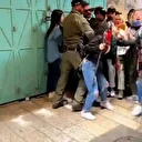 İşgalci İsrail Kudüs'te Filistinli Hristiyanlara saldırdı