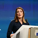 La cheffe du Parlement européen affirme que l’Europe a un "rôle à jouer" dans le maintien du processus de paix à Gaza