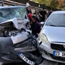 Elazığ’da zincirleme trafik kazası: 5 kişi yaralandı