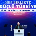 Cumhurbaşkanı Erdoğan Türkiye Yüzyılı Buluşmaları Kapanış Programı'nda konuştu: Türkiyesiz denklem kurulamaz