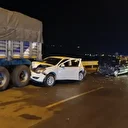 Hatay'ın Reyhanlı ilçesinde zincirleme kaza: İki kişi yaralandı