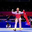 Milli tekvandocu Nafia Kuş Aydın 2'nci kez dünya şampiyonu