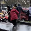 Tekirdağ'da sağanak yağışta vatandaşlar kaçacak yer aradı