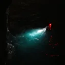 Dalgaların yükselmesiyle mağara 6 saat mahsur kalan iki kişi kurtarıldı