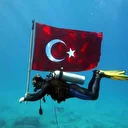 29 Ekim su altında coşkuyla kutlandı